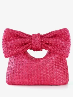 Pochette en paille avec nœud pour les vacances petit sac pour femme 2026