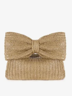 Pochette en paille avec nœud pour les vacances petit sac pour femme 2026