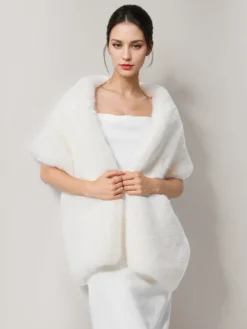 Poncho cape noir pour femme