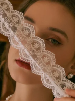 Pour les femmes Dentelle noire de la Saint-Valentin Dentelle