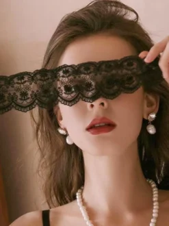 Pour les femmes Dentelle noire de la Saint-Valentin Dentelle