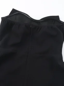 Robe Coquette à nœud pour femme - Robe mini bustier en forme de cœur - Idéale pour une fête d'anniversaire d'été 2026