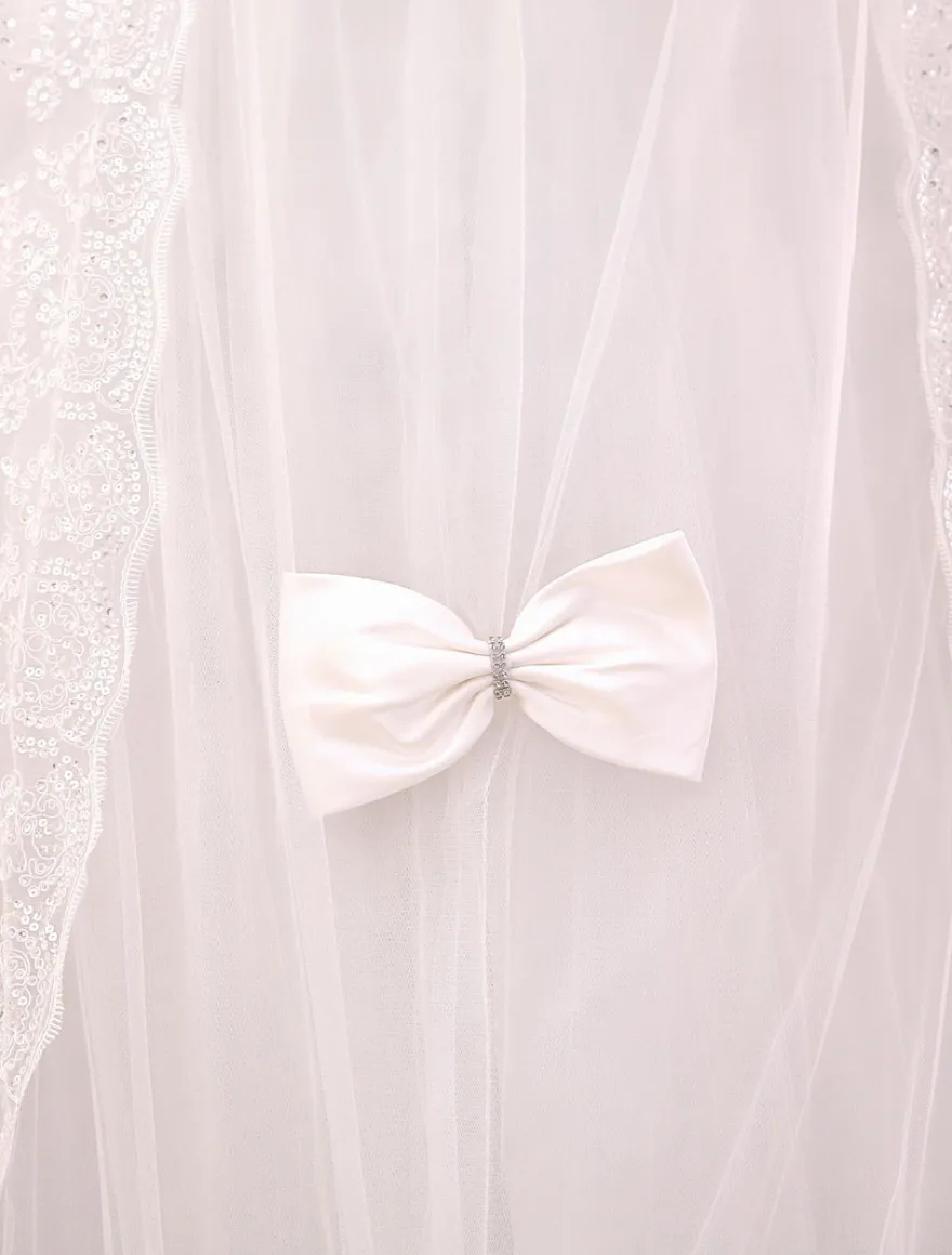 Robe de mariée princesse bustier décoré des pailletes laçage sur dos
