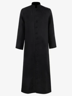Robe De Moine Médiévale Rétro Manches Longues Magicien Vêtements D'Église De Prêtre Bourgogne