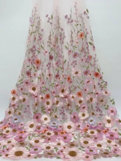 Robe de mère de la mariée col V manches courtes coupe trapèze à fleurs robe d'invitée pour mariage