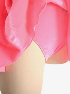 Robe De Patinage Bordeaux Velours Coréen Manches Longues Costumes De Danse