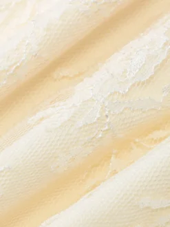 Robe de soirée abricot en polyester à motif cœurs sans manches bustier robe d'été