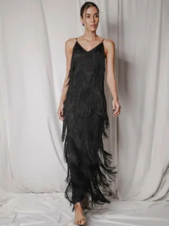 Robe de soirée maxi dorée à col V sans manches épaules dénudées robe d'été sexy et semi-formelle