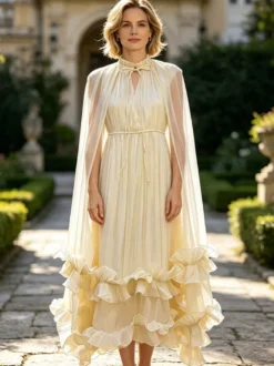 Robe de soirée robe de bal décolleté travaillé crêpe plissée robe de soirée formelle