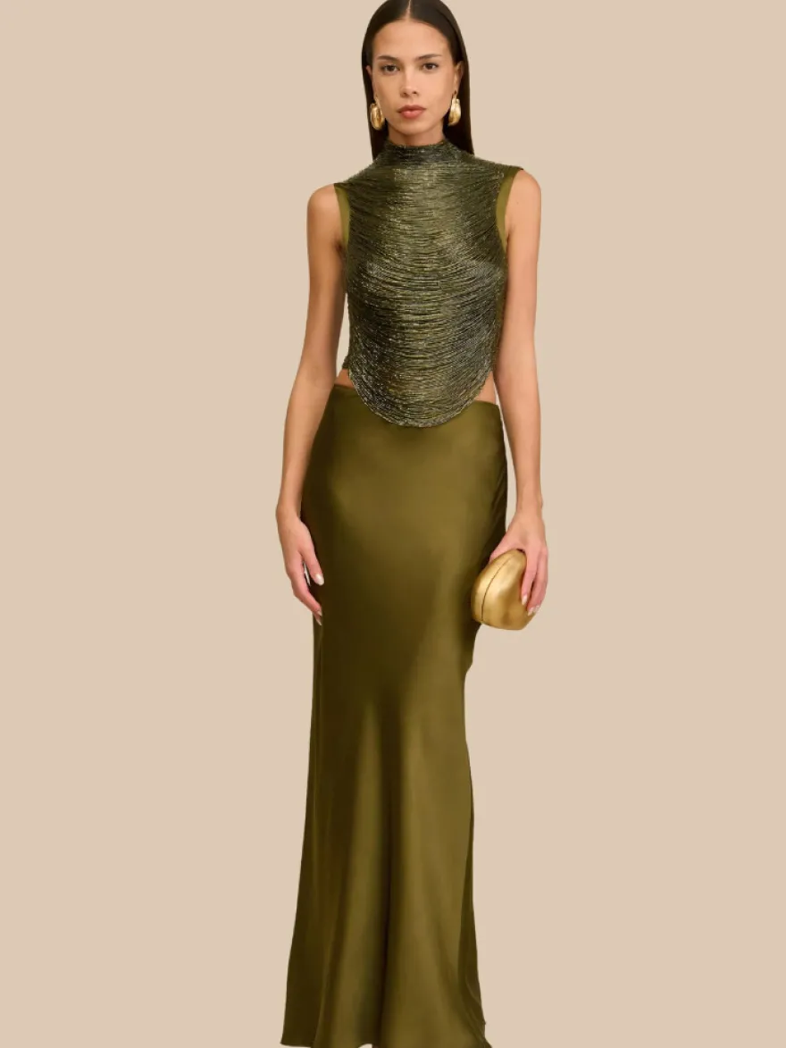 Robe de soirée robe de bal décolleté travaillé en polyester longue jusqu'au sol franges robe de cérémonie