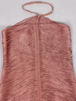 Robe de soirée rouge moulante à col halter robe de bal robe de cérémonie