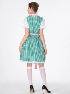 Robe Dirndl pour fille tenue bavaroise 3 pièces pour l'Oktoberfest