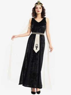 Robe longue châle de déesse égyptienne
