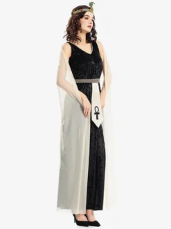 Robe longue châle de déesse égyptienne