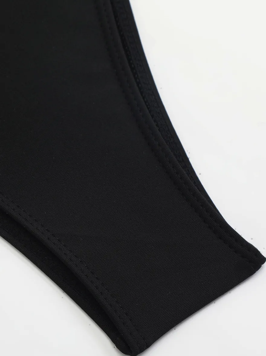 Robe midi de plage à manches longues en résille avec ensemble bikini dos nu assorti