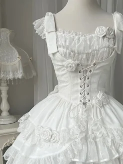 Robe Mignonne Lolita Robe Sans Manches En Polyester Lolita JSK