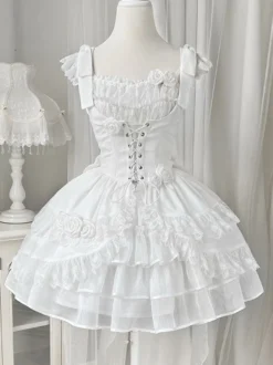 Robe Mignonne Lolita Robe Sans Manches En Polyester Lolita JSK