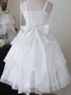 Robe Mignonne Lolita Sans Manches Robe Lolita À Lacet