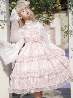 Robe Mignonne Lolita Sans Manches Robe Lolita À Lacet