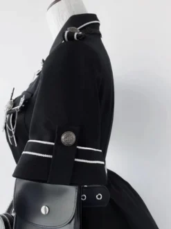 Robe militaire Lolita uniforme Lolita armée manches courtes une pièce