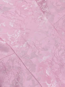 Robe mini Jacquard Coquette pour femme - Barbiecore avec grand nœud dans le dos sans manches coupe trapèze - Tenues de fête d'anniversaire d'été 2026