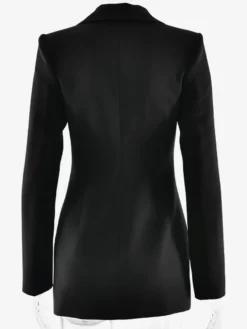 Robe mini moulante à épaules rembourrées et fronces style blazer moderne collection femme 2026