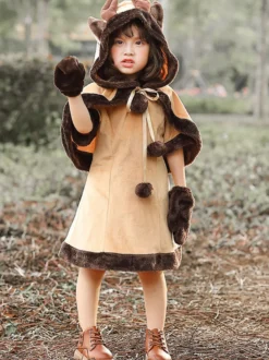 Robe Noël Kaki Déguisement Enfant Costumes De Vacances De Noël
