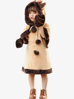 Robe Noël Kaki Déguisement Enfant Costumes De Vacances De Noël
