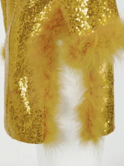 Robe rétro vintage des années 1980 blazer paillettes soirée bal masqué enterrement de vie de jeune fille pour femme