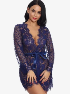 Robes Ceinture Transparente Lingerie Sexy