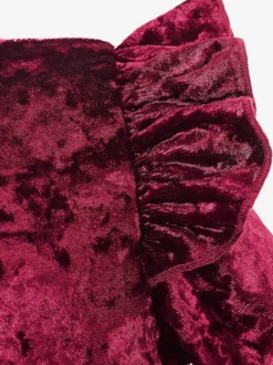 Robes de demoiselle d'honneur de mariage Robes pour occasions spéciales Rose Manches longues Volants