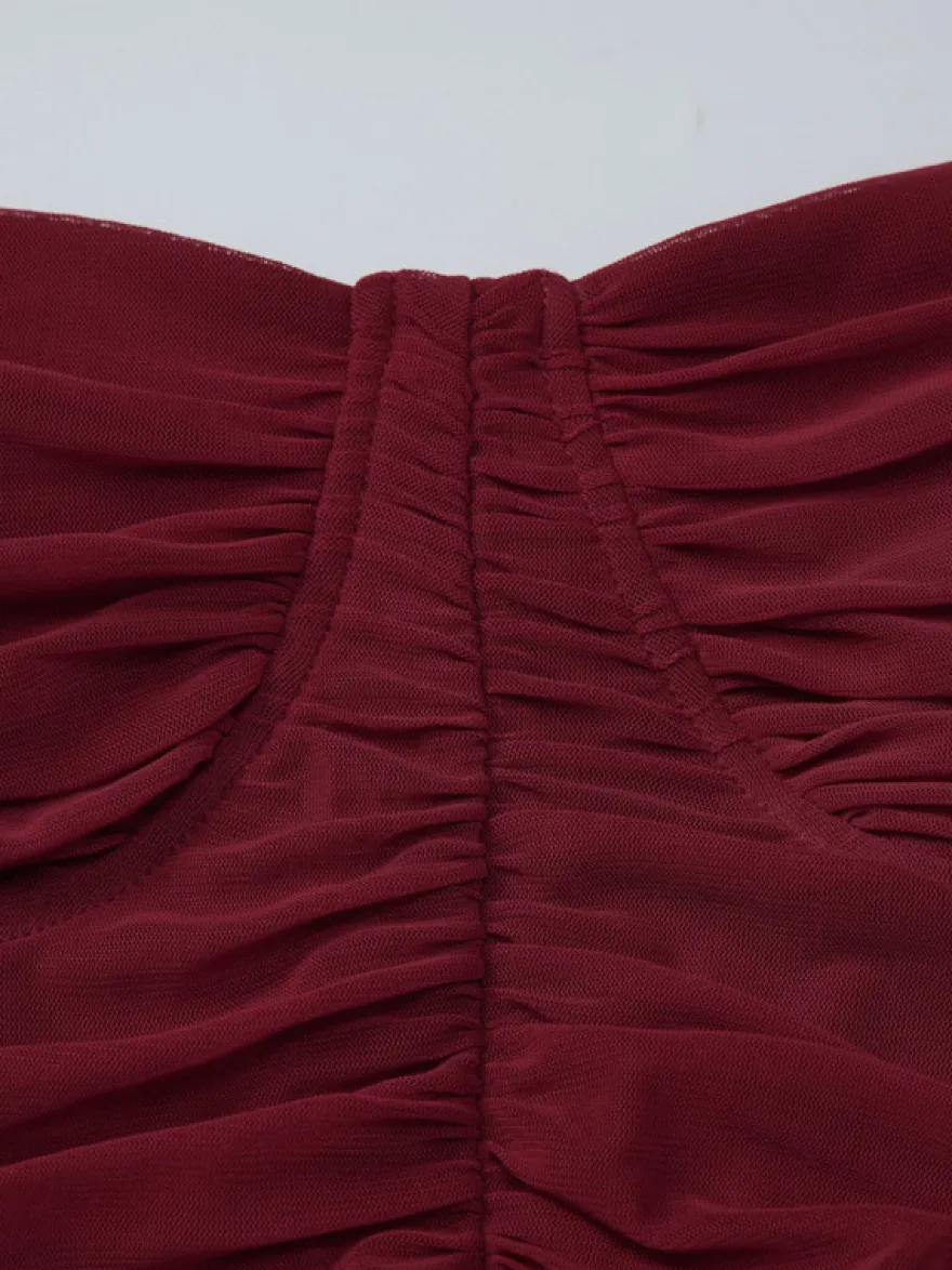 Robes de soirée longues sans manches à bretelles décolleté sexy robes roses