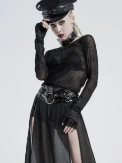 Robes Gothiques Lolita Imprimé Python Vert Noir