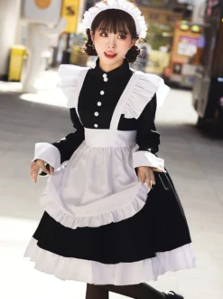 Robes Gothiques Lolita Volants Noir