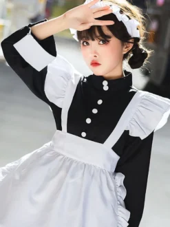 Robes Gothiques Lolita Volants Noir