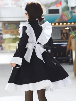 Robes Gothiques Lolita Volants Noir