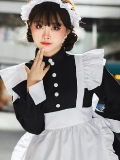Robes Gothiques Lolita Volants Noir