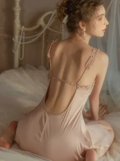 Robe Sous-vêtement Lingerie Soutien-gorge Tenu de Maison Sexy Pour Femmes