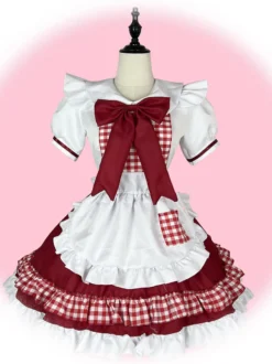 Robe Sweet Lolita en polyester à manches courtes