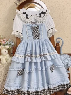 Robe Sweet Lolita en polyester sans manches