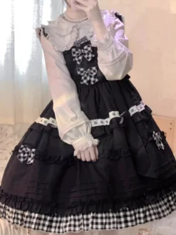 Robe Sweet Lolita en polyester sans manches