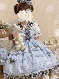 Robe Sweet Lolita en polyester sans manches