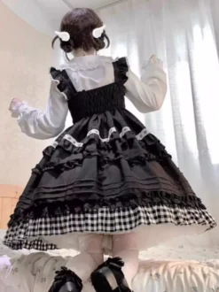 Robe Sweet Lolita en polyester sans manches