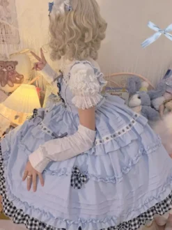 Robe Sweet Lolita en polyester sans manches