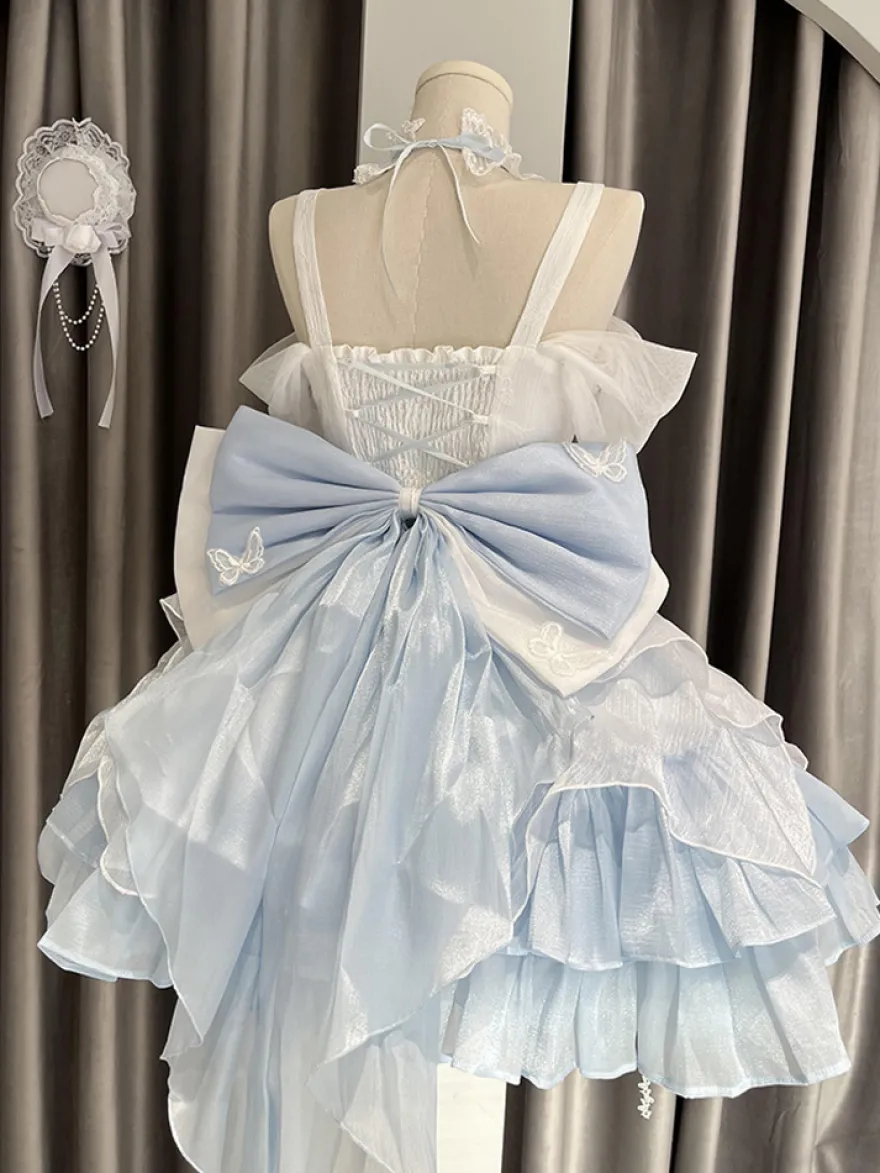 Robe Sweet Lolita en polyester sans manches