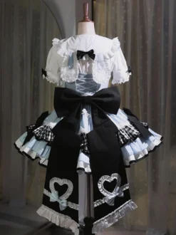 Robe Sweet Lolita en polyester sans manches