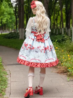 Robe Sweet Lolita Noeuds en polyester Bowknot Robe Sweet Lolita