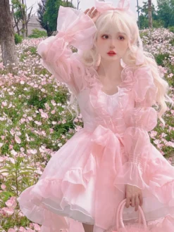 Robe Sweet Lolita OP sans manches Robe Sweet Hime Lolita