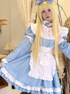 Robe Sweet Lolita Robe à manches longues en polyester