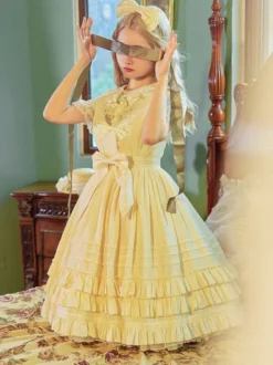 Robe Sweet Lolita Robe pull sans manches en polyester